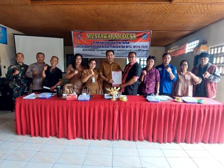 MUSYAWARAH DESA,PEMBAHASAN DAN PENETAPAN RANCANGAN RENCANA KERJA PEMERINTAHAN DESA TAHUN 2026